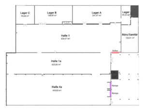Grundriss Hallen