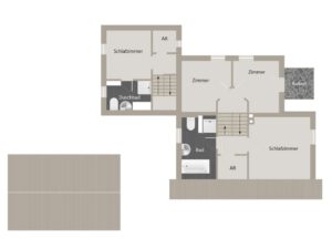 Obergeschoss (1. & 2. Ebene)