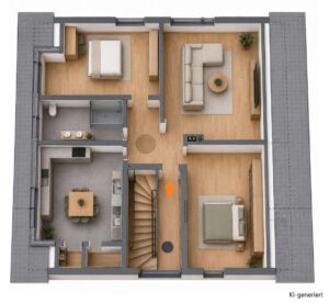 Dachgeschoss 3D