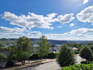 Blick vom Balkon