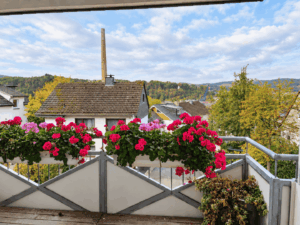 Blick vom Balkon